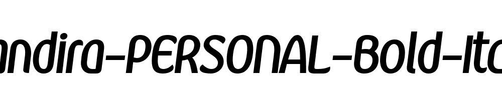 Kandira-PERSONAL-Bold-Italic