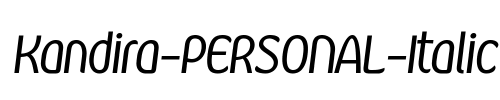 Kandira-PERSONAL-Italic