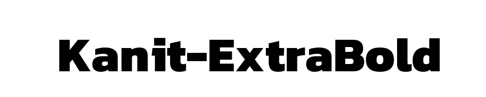 Kanit-ExtraBold