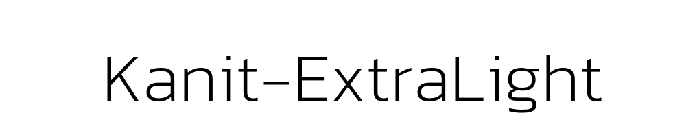 Kanit-ExtraLight