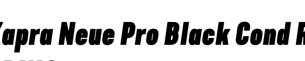  DEMO Kapra Neue Pro Black Cond Rounded Italic