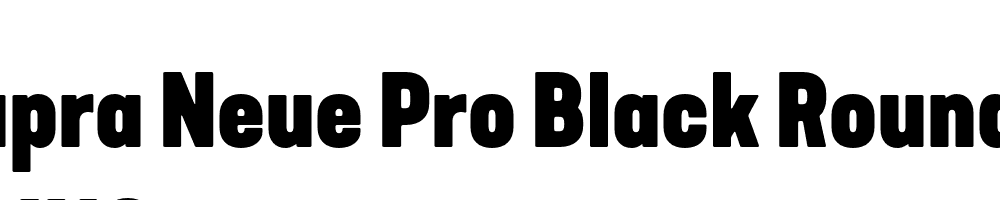  DEMO Kapra Neue Pro Black Rounded Regular