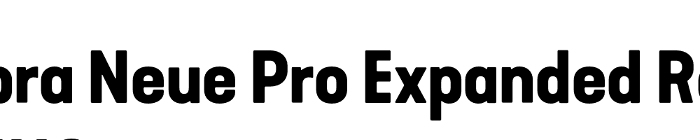  DEMO Kapra Neue Pro Expanded Rounded Bold