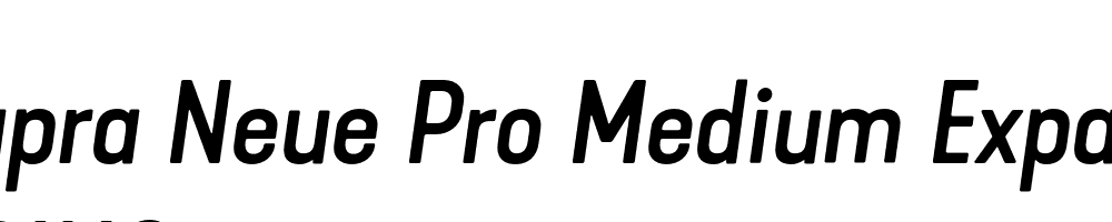  DEMO Kapra Neue Pro Medium Expanded Rounded Italic