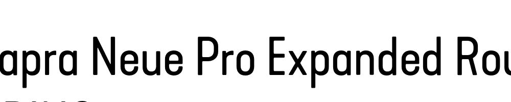  DEMO Kapra Neue Pro Expanded Rounded Regular