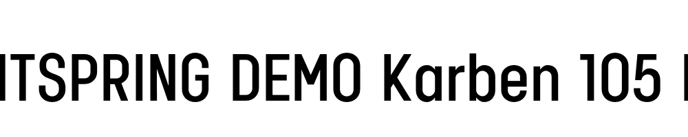  DEMO Karben 105 Bold