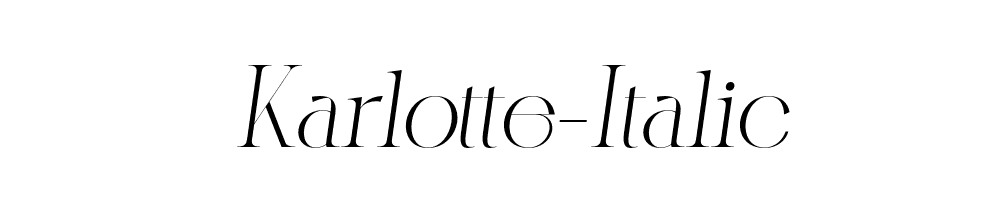 Karlotte-Italic