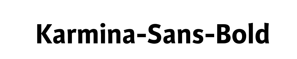 Karmina-Sans-Bold