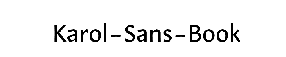 Karol-Sans-Book