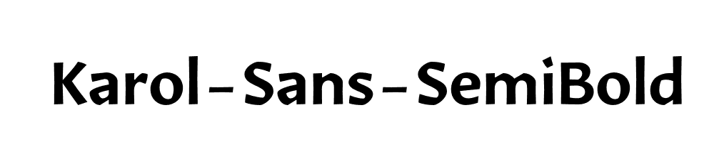 Karol-Sans-SemiBold