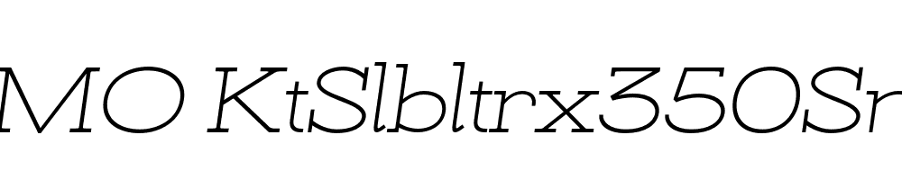 FSP DEMO KtSlbltrx350SmLtt Italic