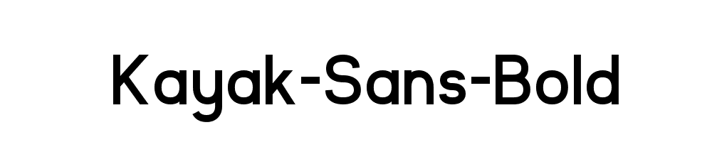 Kayak-Sans-Bold