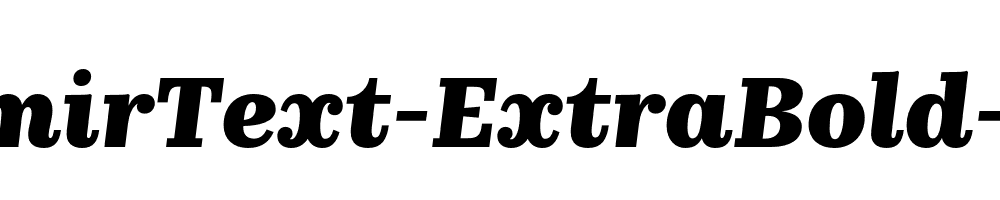 KazimirText-ExtraBold-Italic