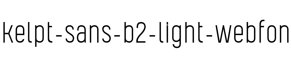 kelpt-sans-b2-light-webfont