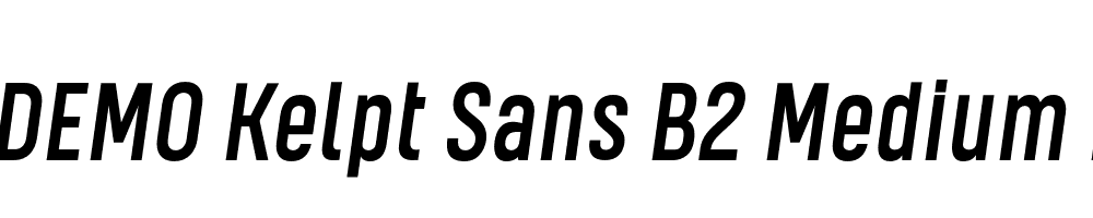 FSP DEMO Kelpt Sans B2 Medium Italic