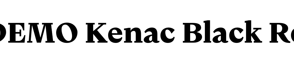 FSP DEMO Kenac Black Regular