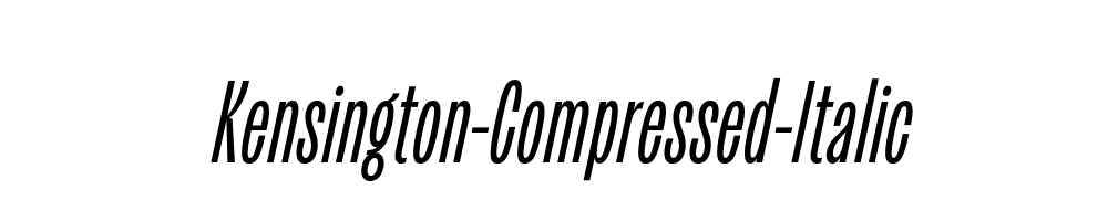 Kensington-Compressed-Italic