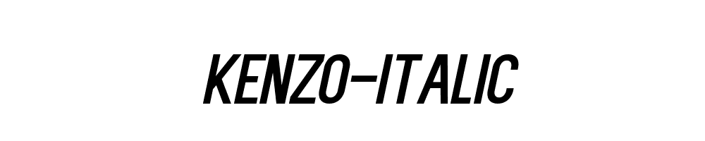 Kenzo-Italic