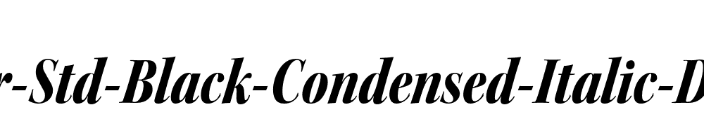 Kepler-Std-Black-Condensed-Italic-Display