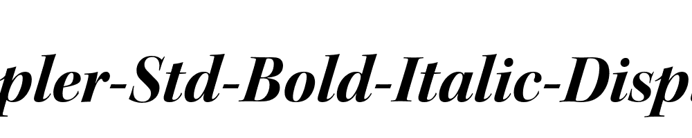 Kepler-Std-Bold-Italic-Display