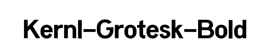 Kernl-Grotesk-Bold