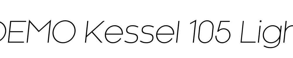 FSP DEMO Kessel 105 Light Italic