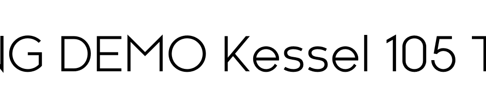  DEMO Kessel 105 Text Regular