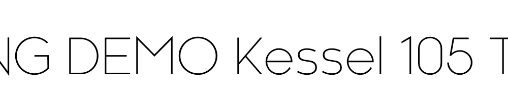  DEMO Kessel 105 Text Regular