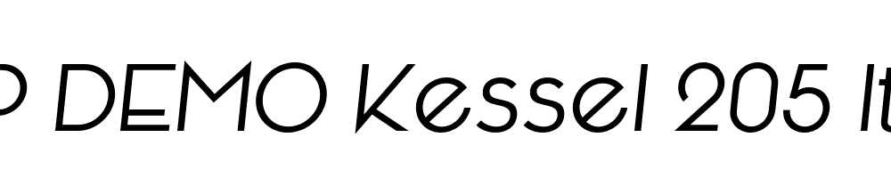 FSP DEMO Kessel 205 Italic