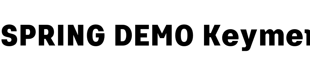  DEMO Keymer Bold