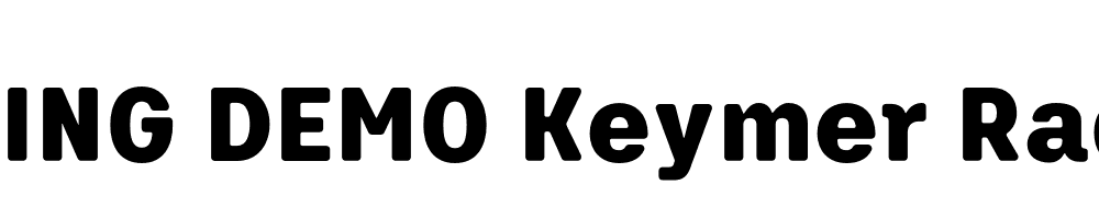  DEMO Keymer Radius Bold