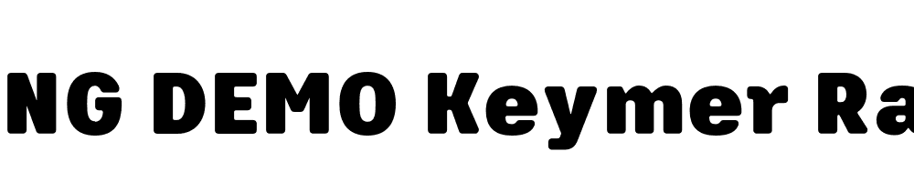  DEMO Keymer Radius Bold