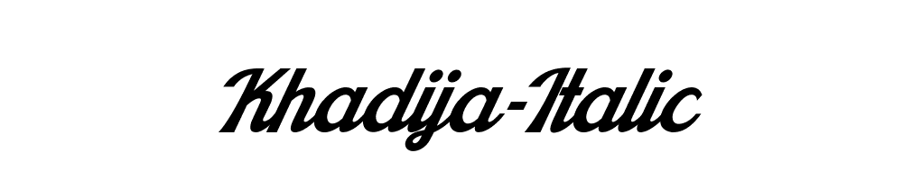 Khadija-Italic