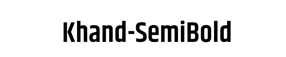 Khand-SemiBold