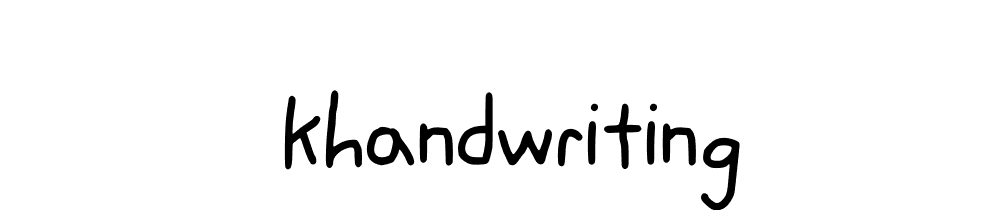 Khandwriting