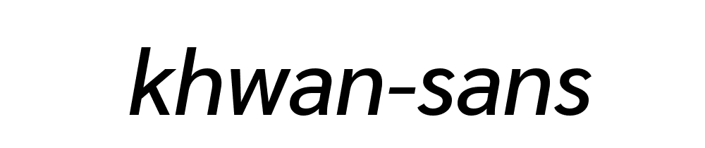 Khwan Sans