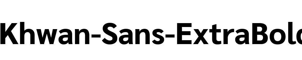 Khwan-Sans-ExtraBold