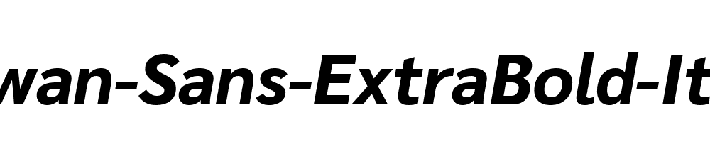 Khwan-Sans-ExtraBold-Italic