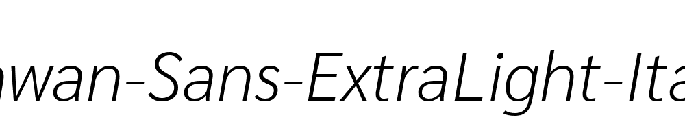 Khwan-Sans-ExtraLight-Italic