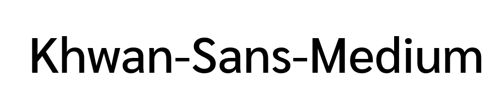 Khwan-Sans-Medium