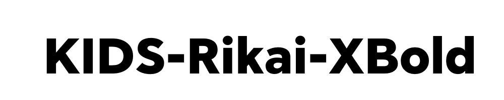 KIDS-Rikai-XBold