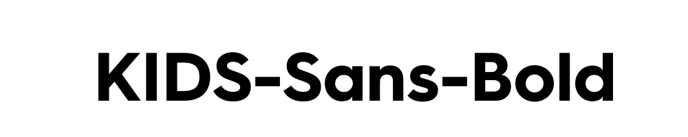 KIDS-Sans-Bold