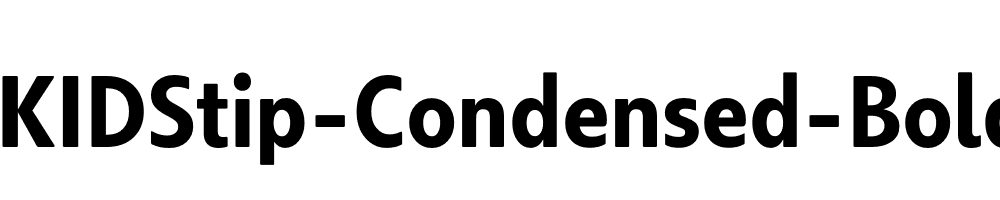 KIDStip-Condensed-Bold