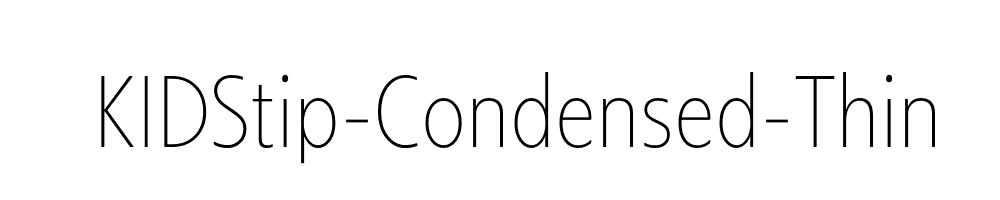 KIDStip-Condensed-Thin