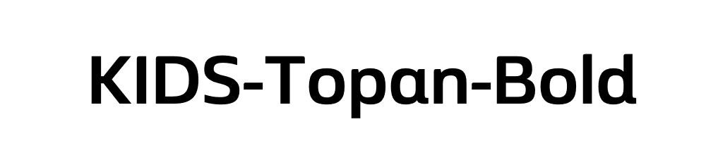 KIDS-Topan-Bold