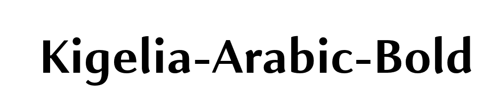 Kigelia-Arabic-Bold