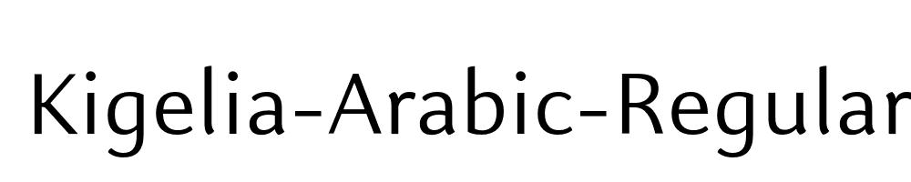 Kigelia-Arabic-Regular