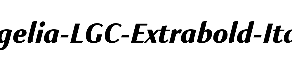 Kigelia-LGC-Extrabold-Italic