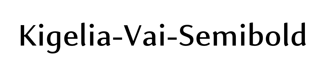 Kigelia-Vai-Semibold