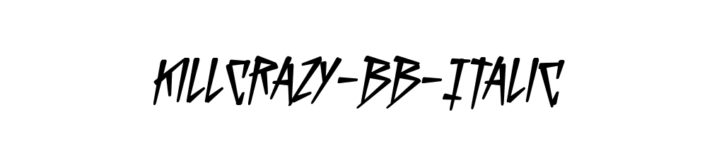 KillCrazy-BB-Italic